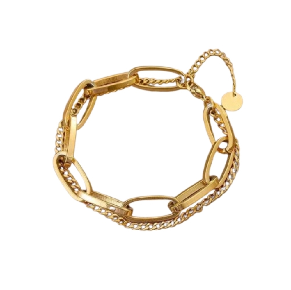 Gold Plated Chunky Bracelet